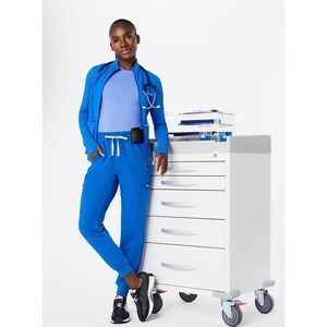 Figs Zamora Jogger Pants High Waisted Scrubs, Royal Blue Women’s XXL / P